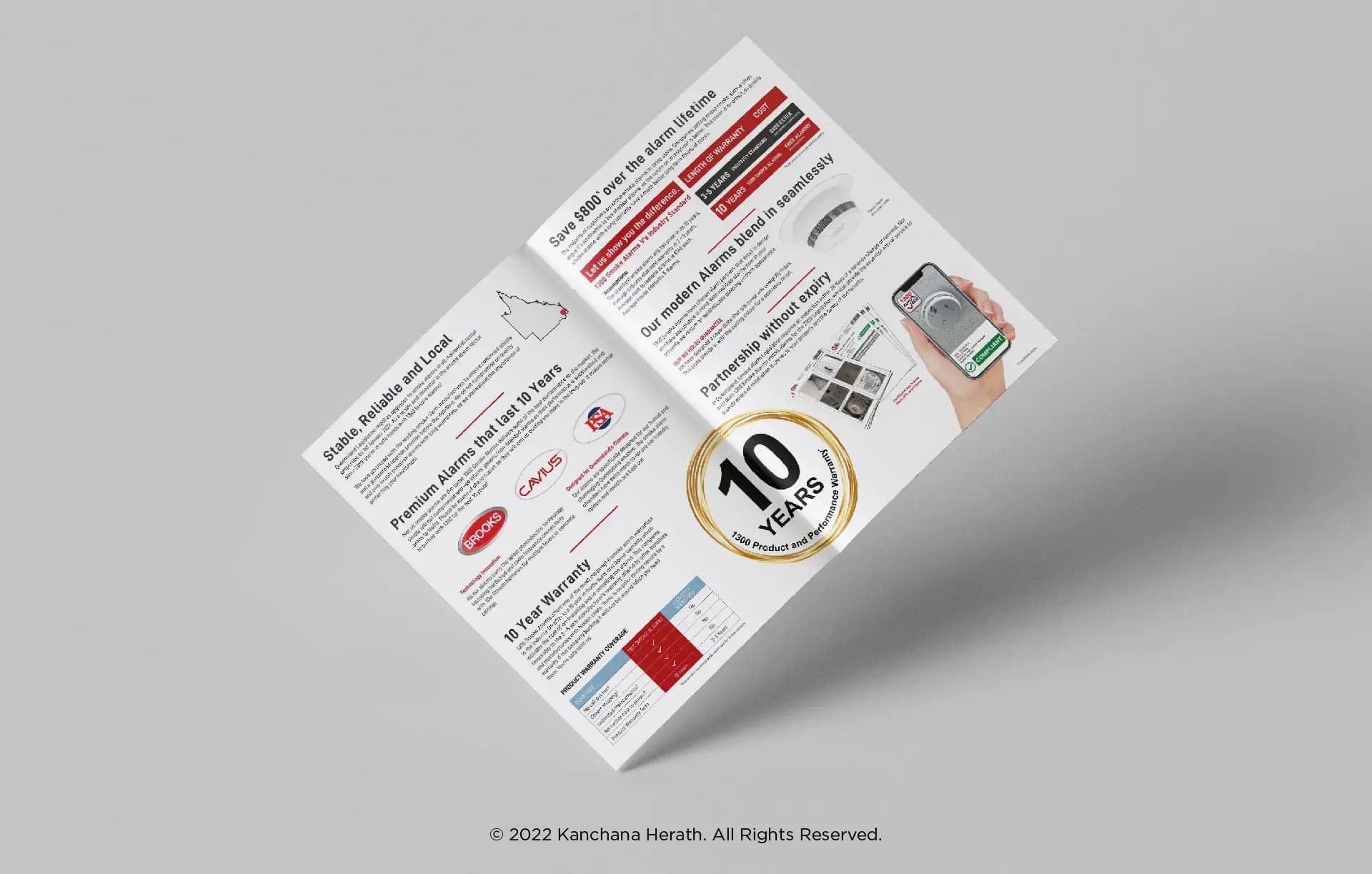 A4 bi-fold brochure