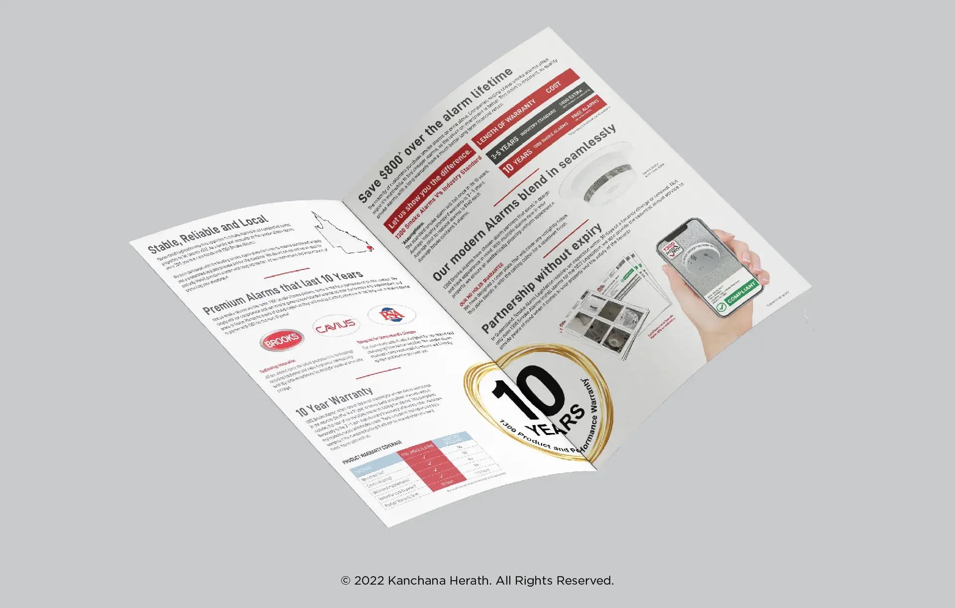 A4 bi-fold brochure