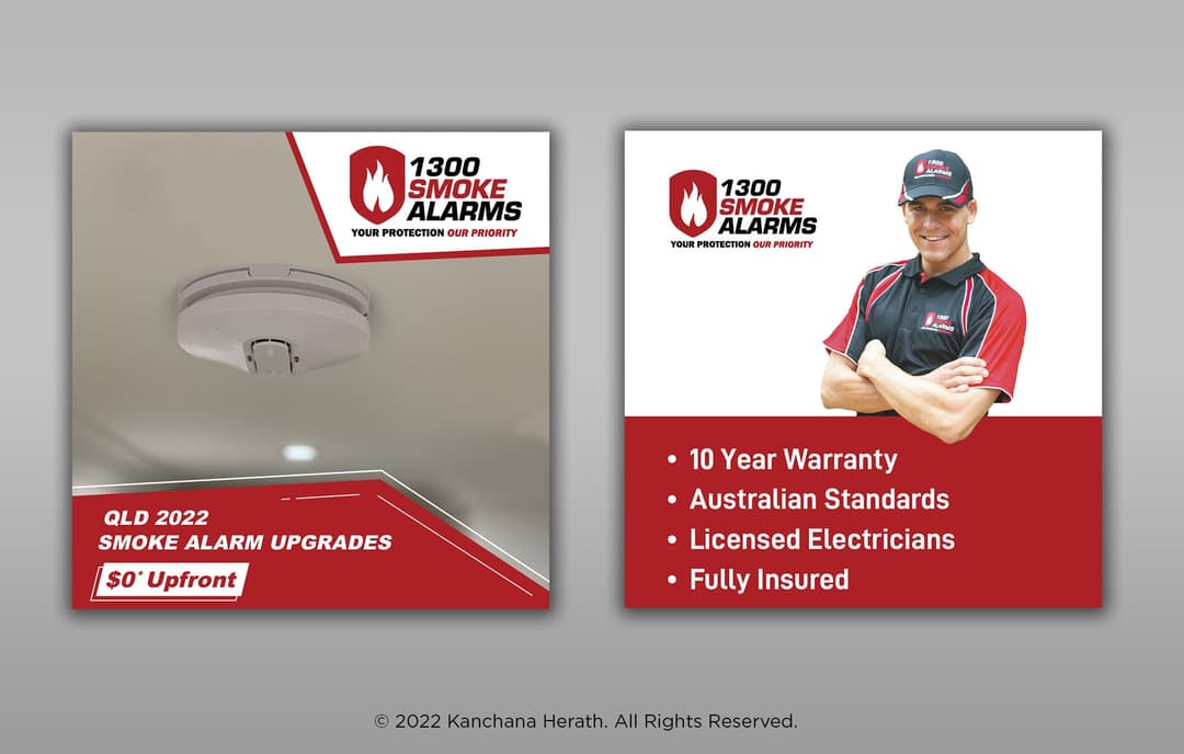 Facebook Advert Design for 1300 Smoke Alarms