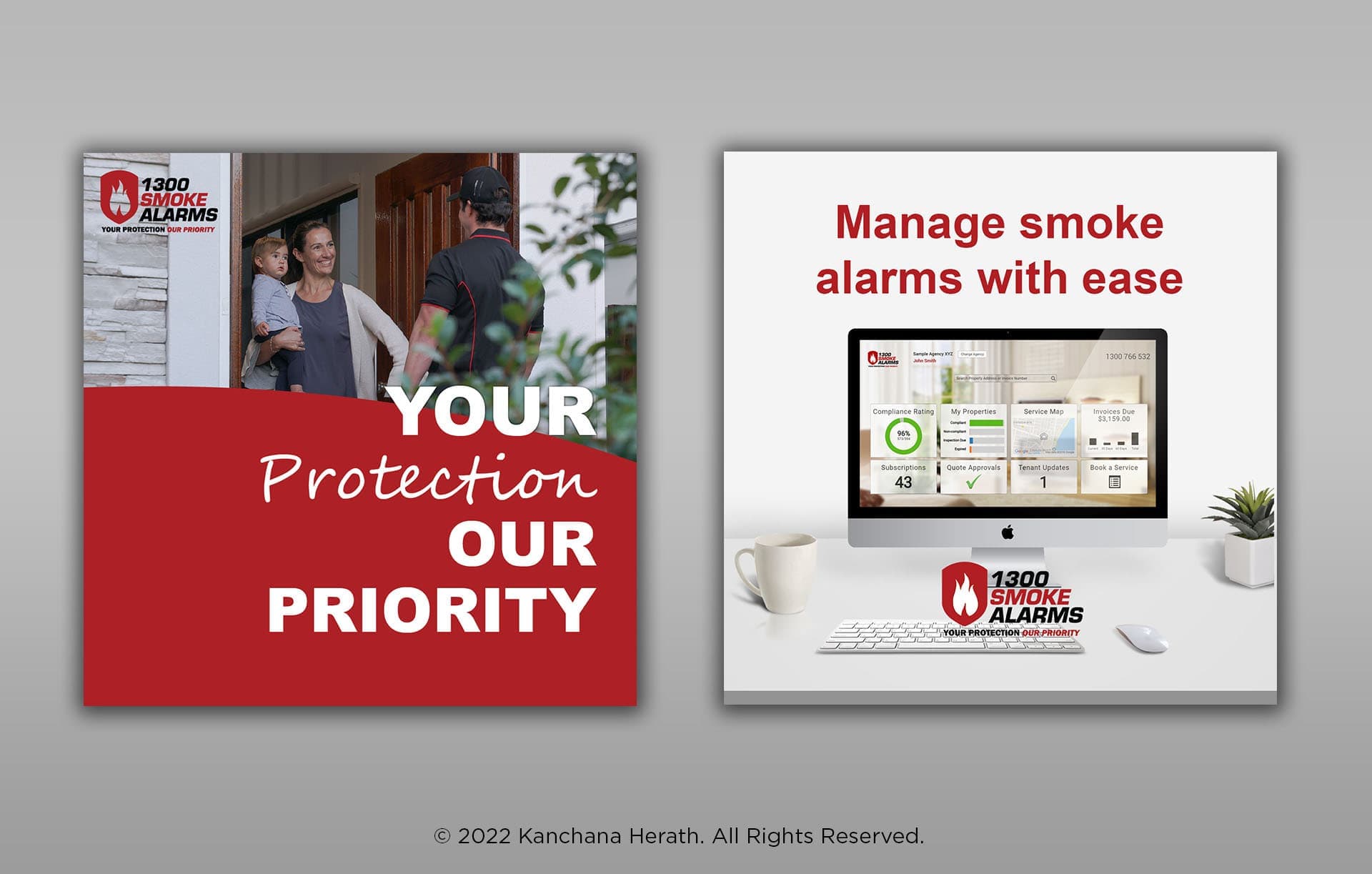 Facebook Advert Design for 1300 Smoke Alarms