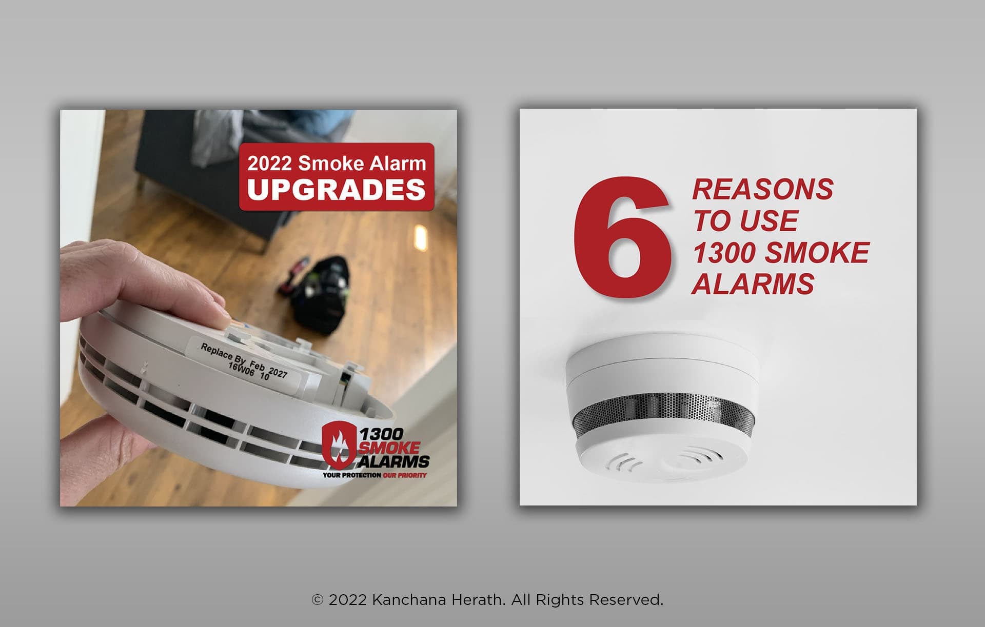 Facebook Advert Design for 1300 Smoke Alarms