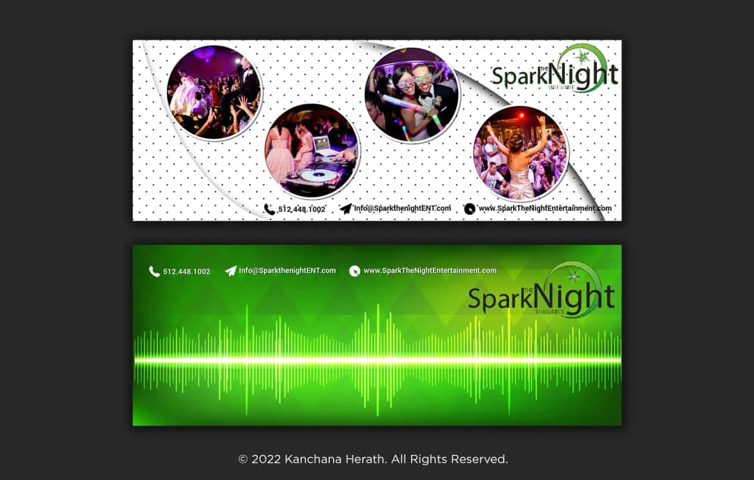 FaceBook Cover Image Design for Spark Night