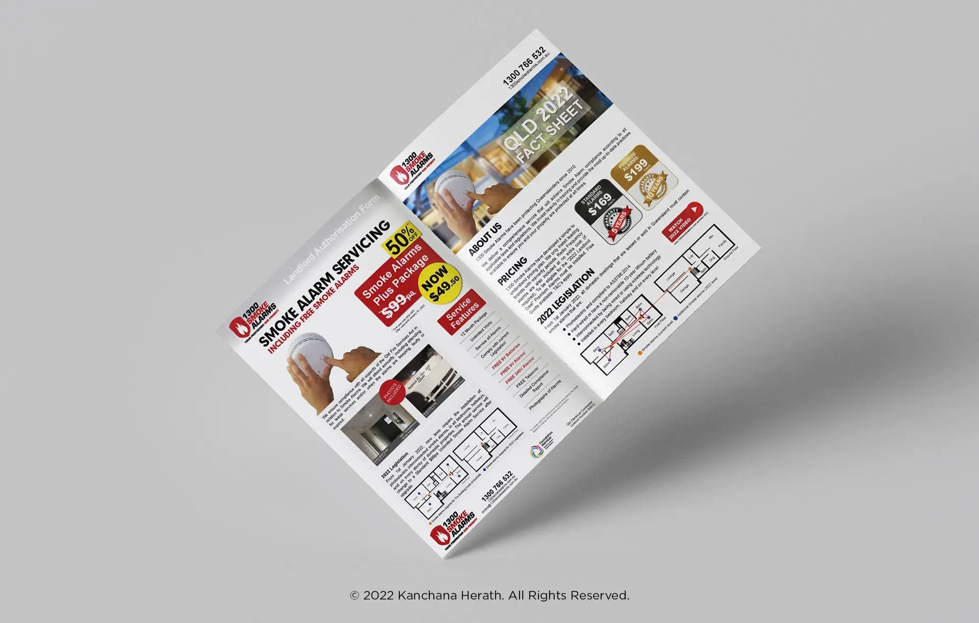 A4 Bi-fold Brochure Design