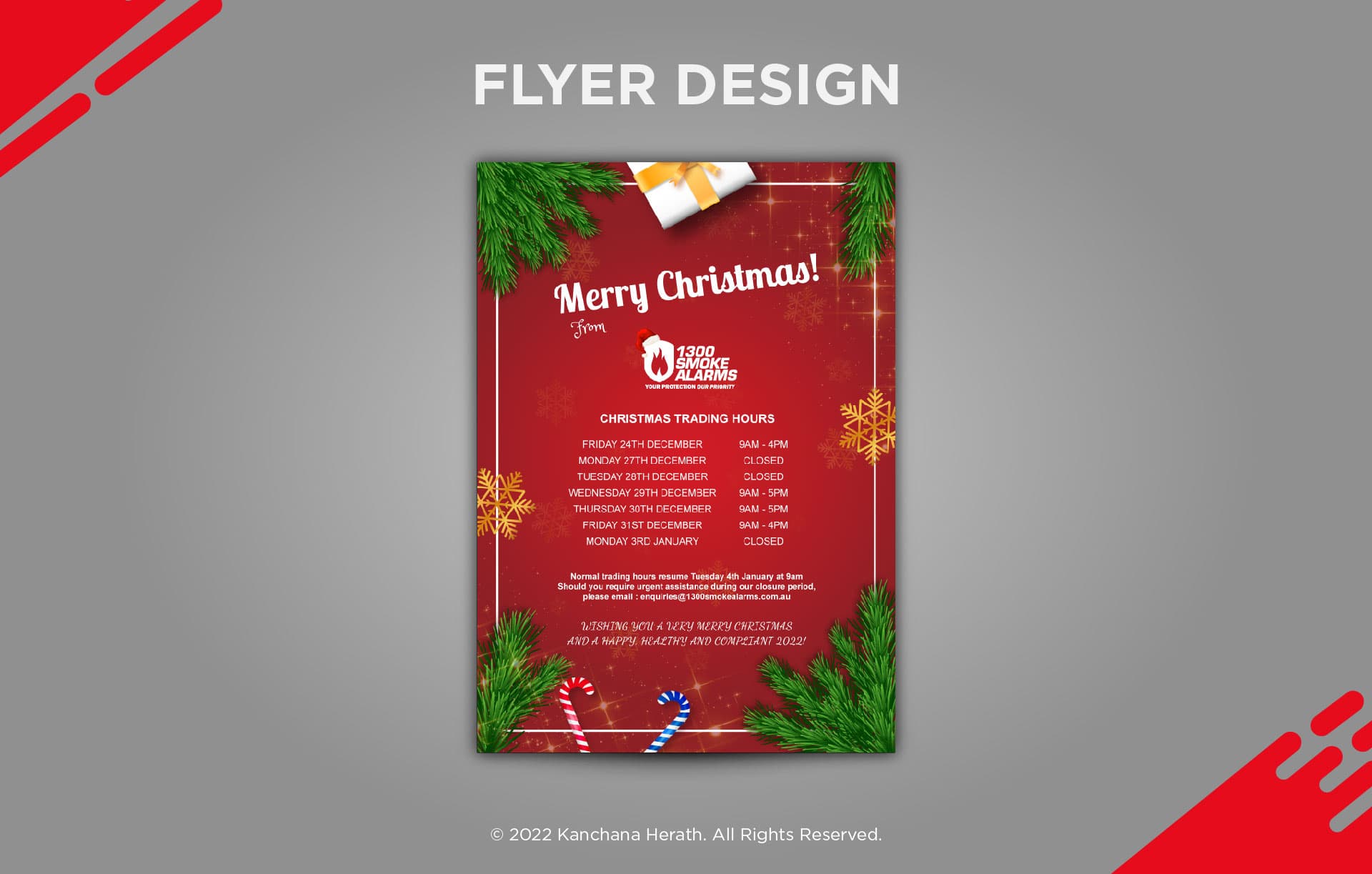 Christmas flyer design