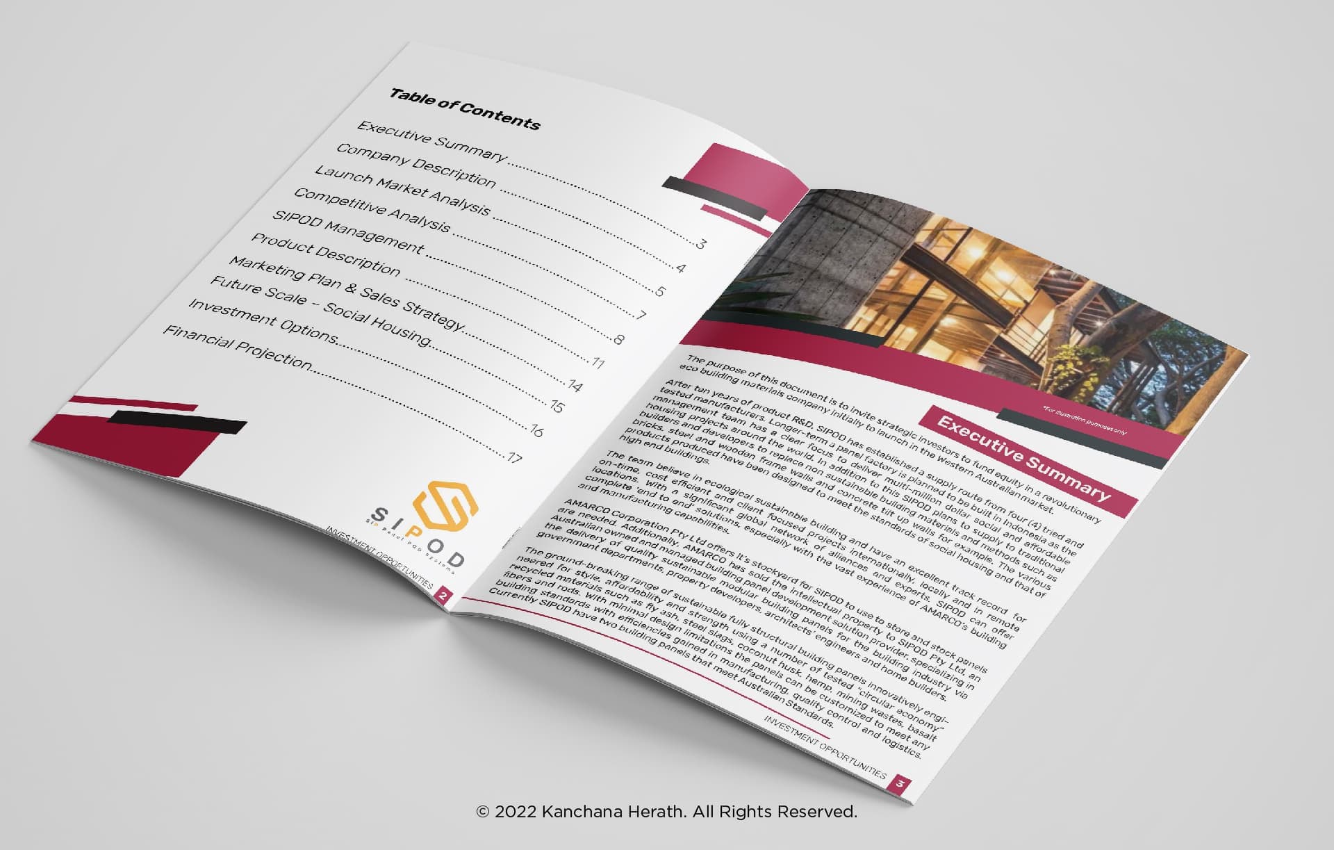 Brochure Design for AMARCO MODULA