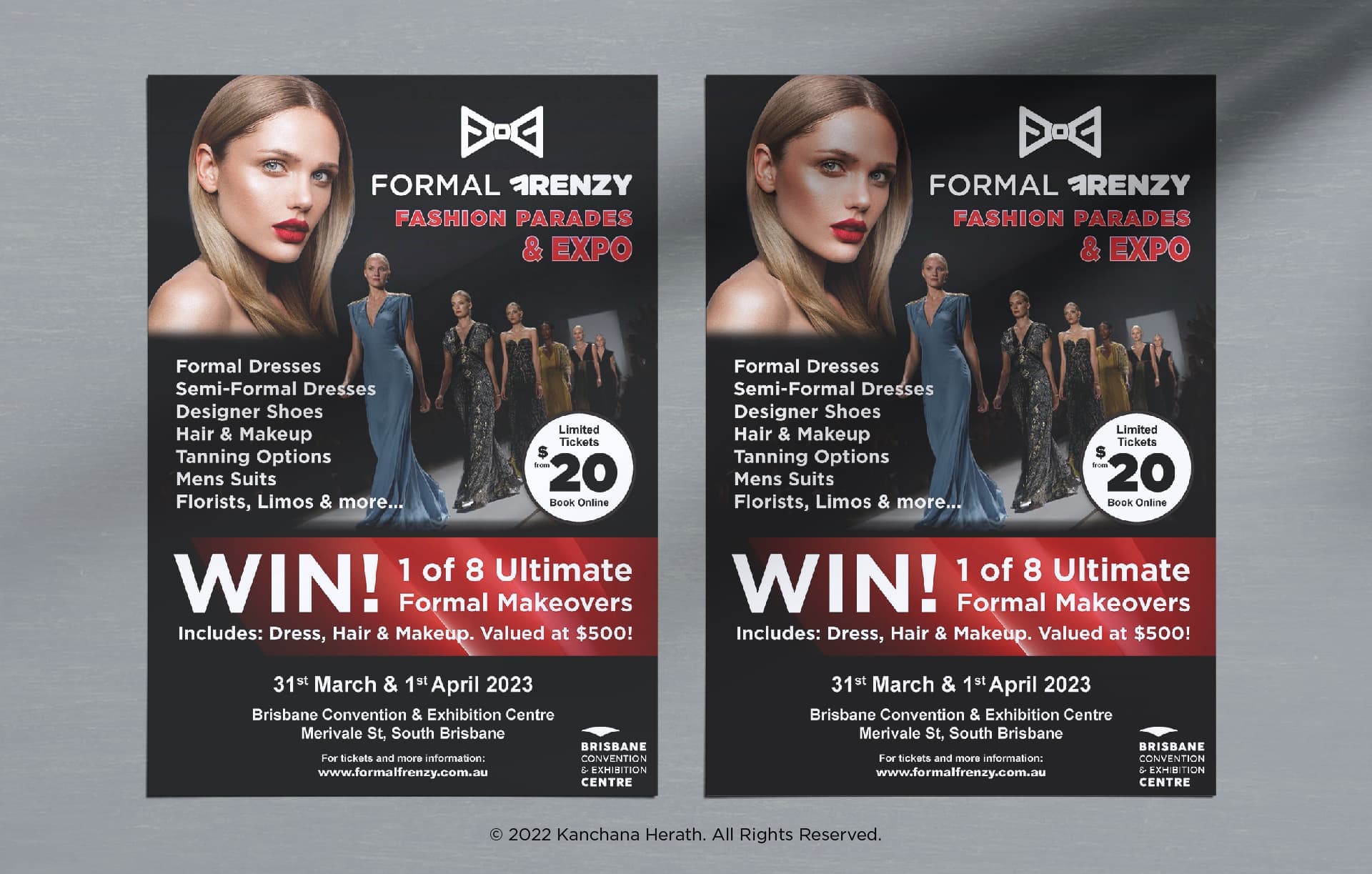 Event Poster Design for Formal Frenzy