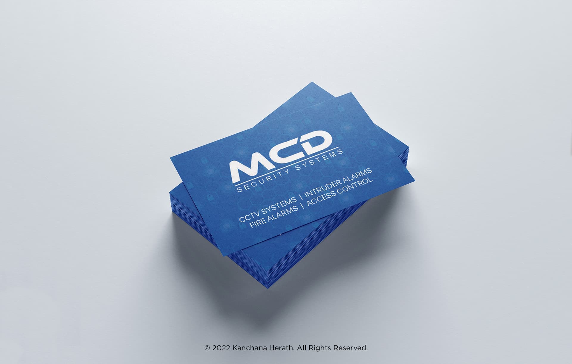 Business card design for MCD