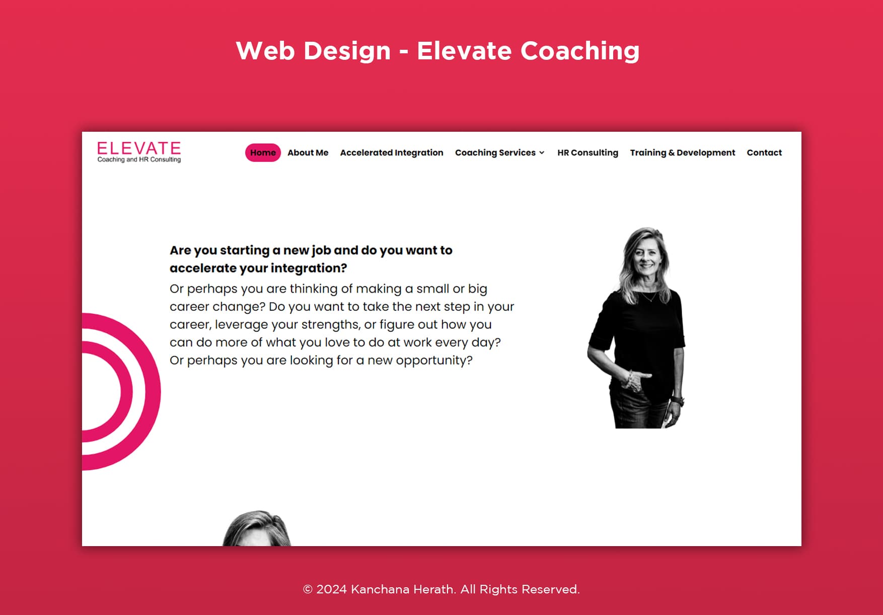 Website Design for Career Coach and HR consultant