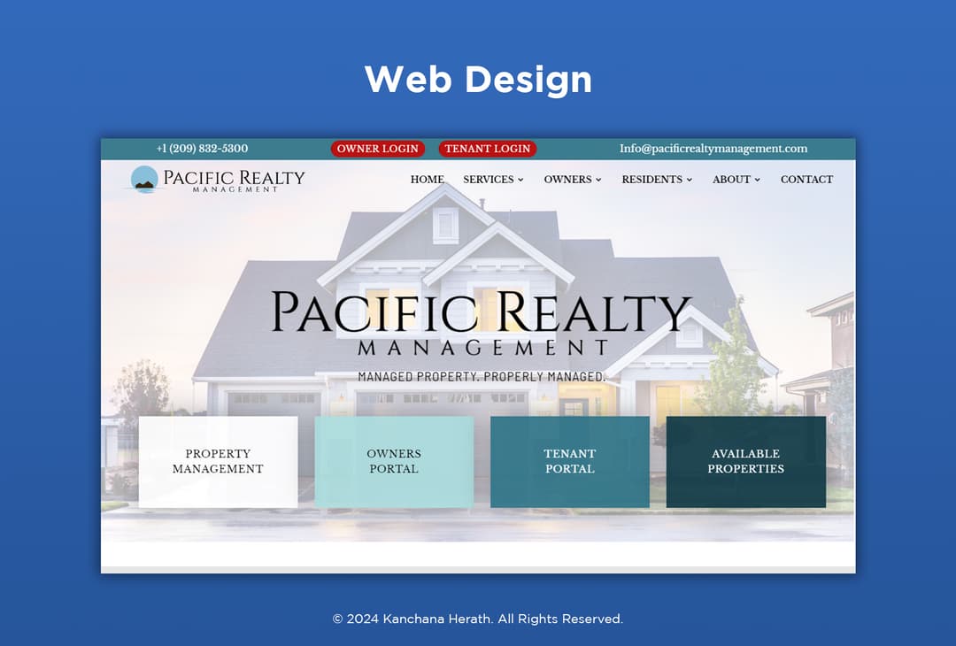 Web Design Pacific Realty Management