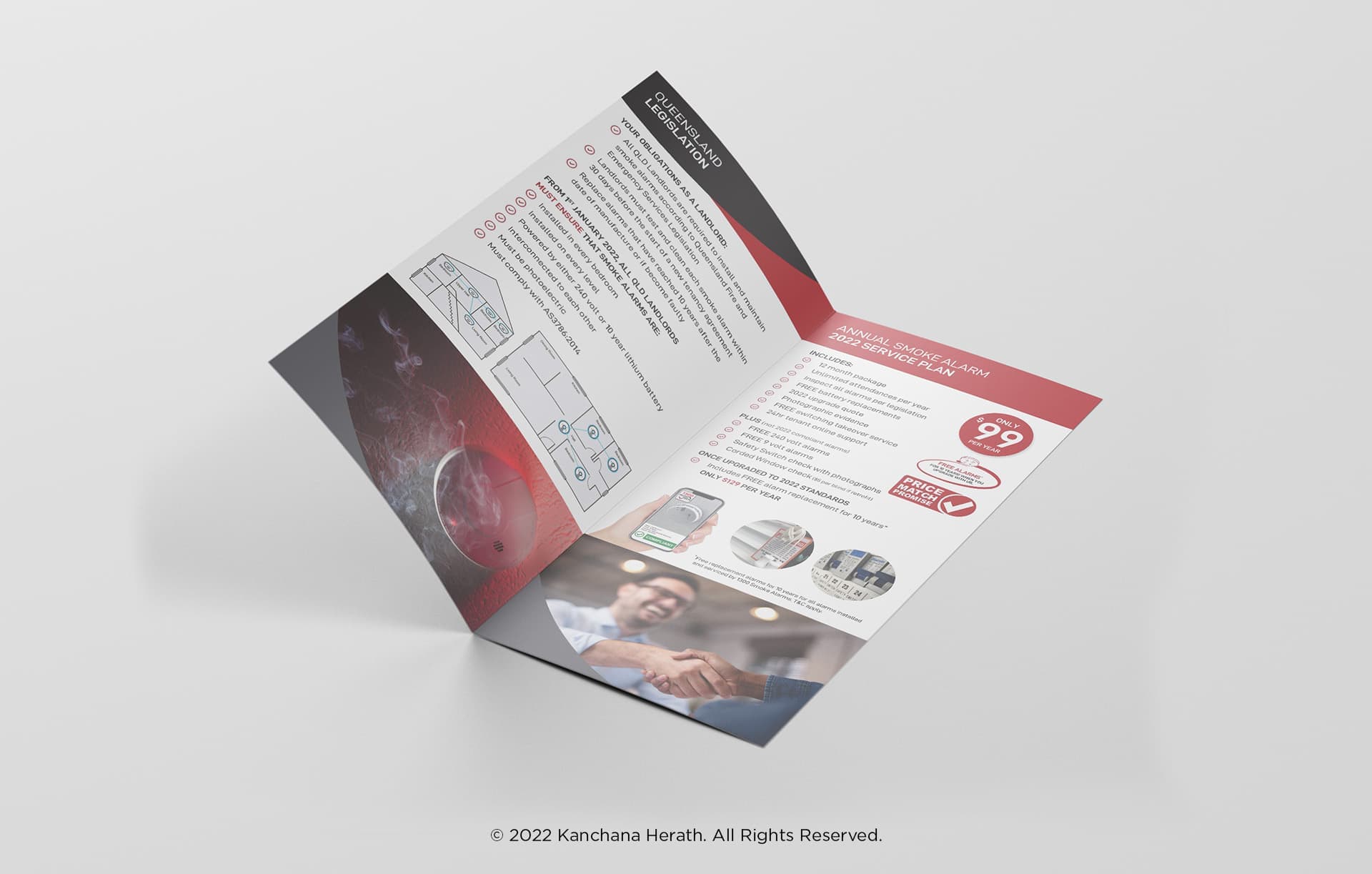 Dynamic A4 Tri-fold Brochure Design: Uniting Creativity and Functionality!