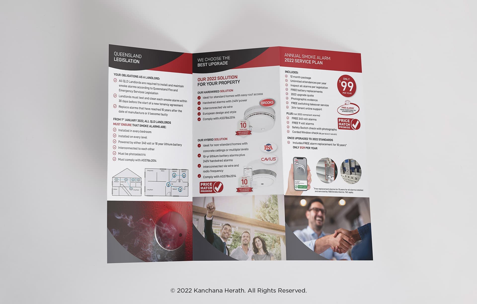 Dynamic A4 Tri-fold Brochure Design: Uniting Creativity and Functionality!