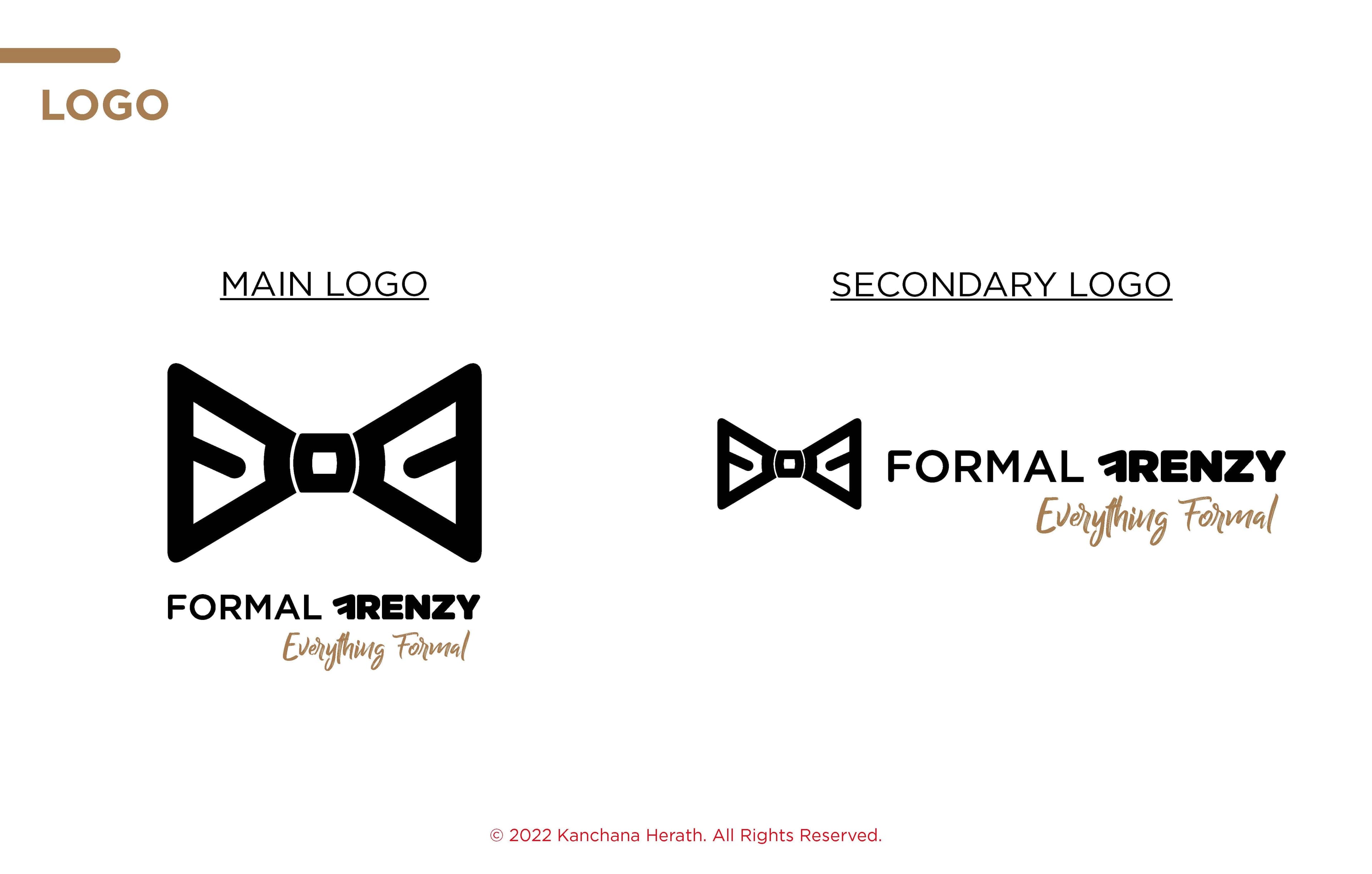 Formal Frenzy: Logo and Branding Design Showcase